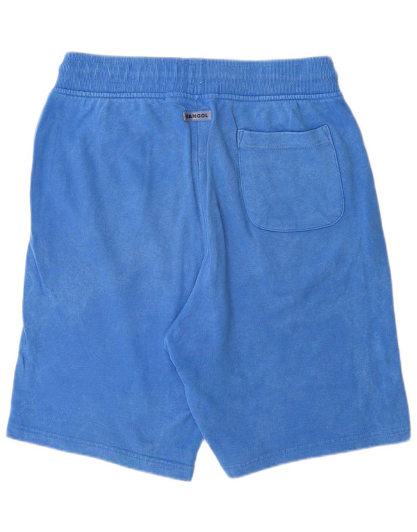 Pantaloncini sportivi grafici da uomo Kangol grandi in cotone blu