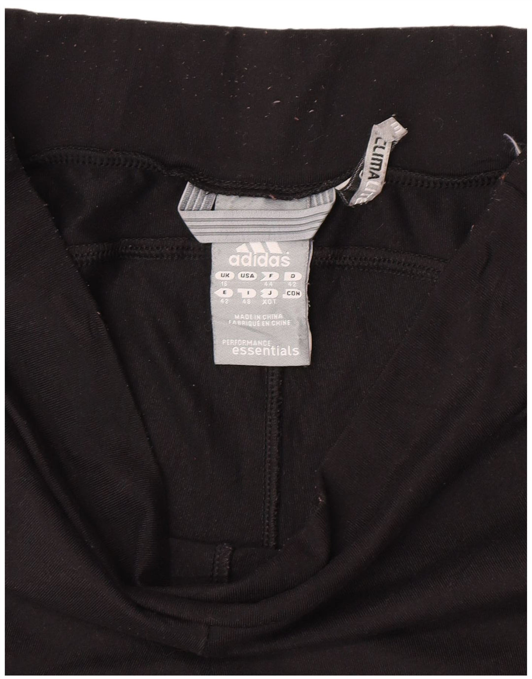 Leggings Adidas Climalite Capri da donna UK 16 grande nero