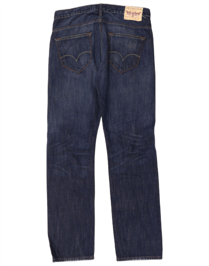 Levi's Uomo 504 Jeans dritti W33 L32 Cotone Blu