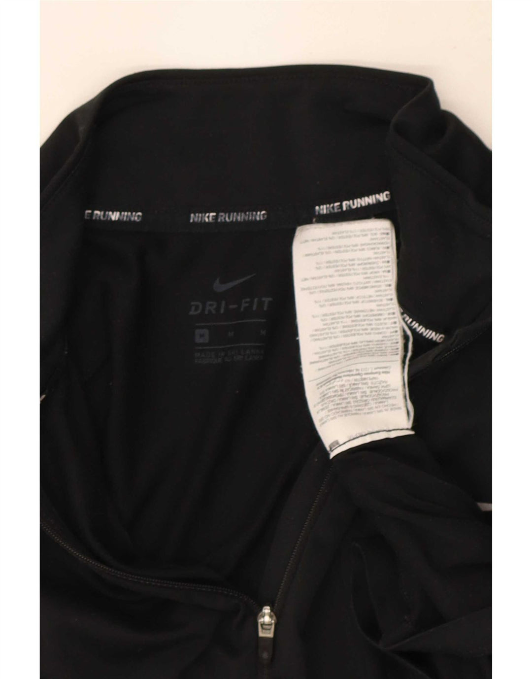 Top della tuta pullover oversize da donna Nike Dri Fit UK 14 medio nero