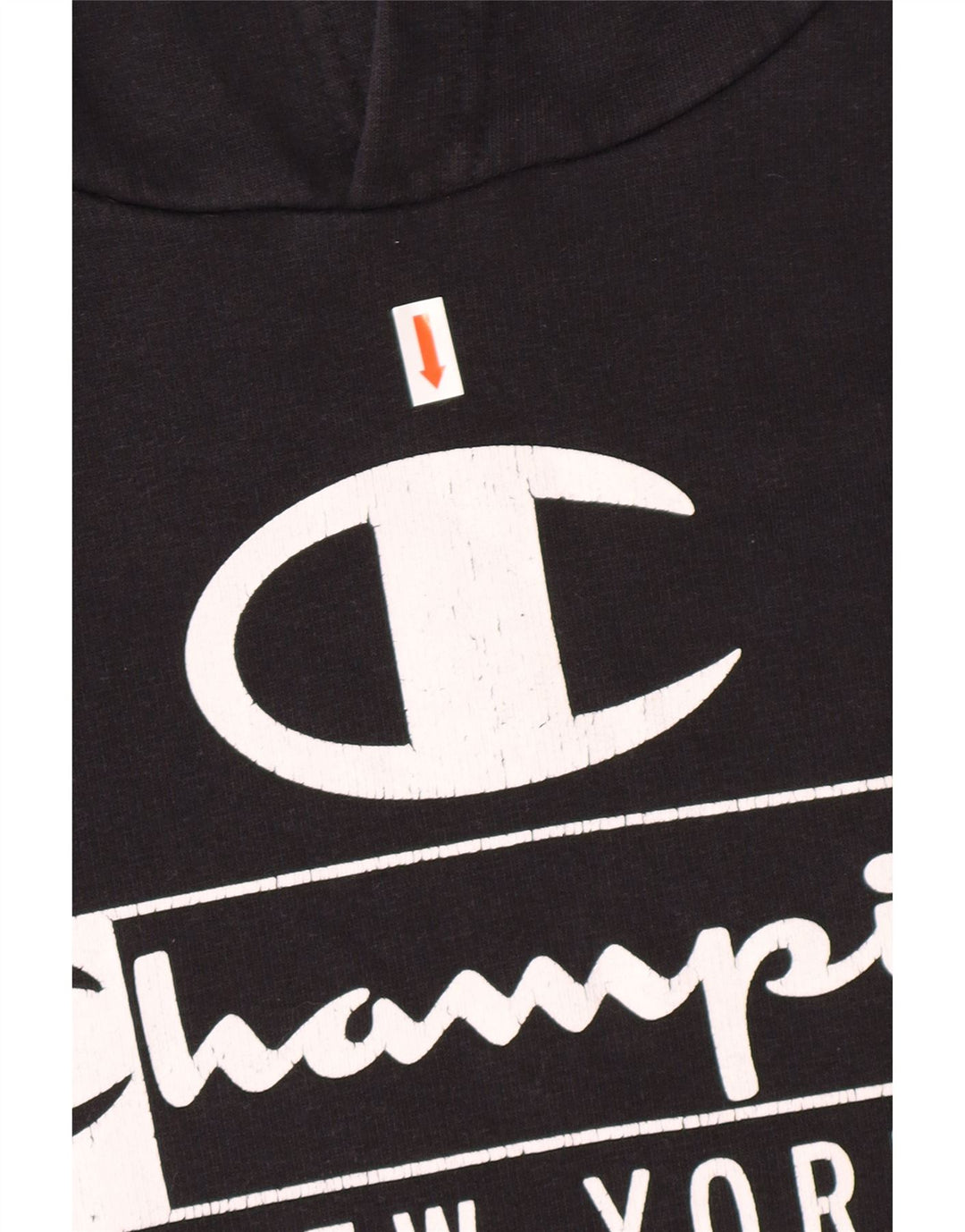 CHAMPION Felpa con cappuccio grafica da uomo New York 2XL cotone nero