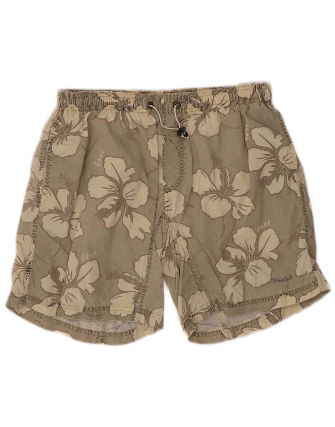 GANT Pantaloncini da bagno da uomo Beige medio floreale