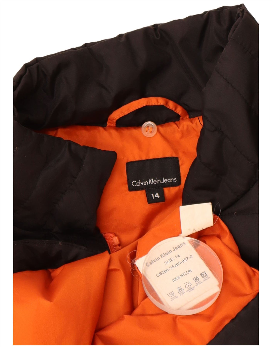 CALVIN KLEIN JEANS Giubbotto Imbottito Bambino 13-14 Anni Nylon Nero