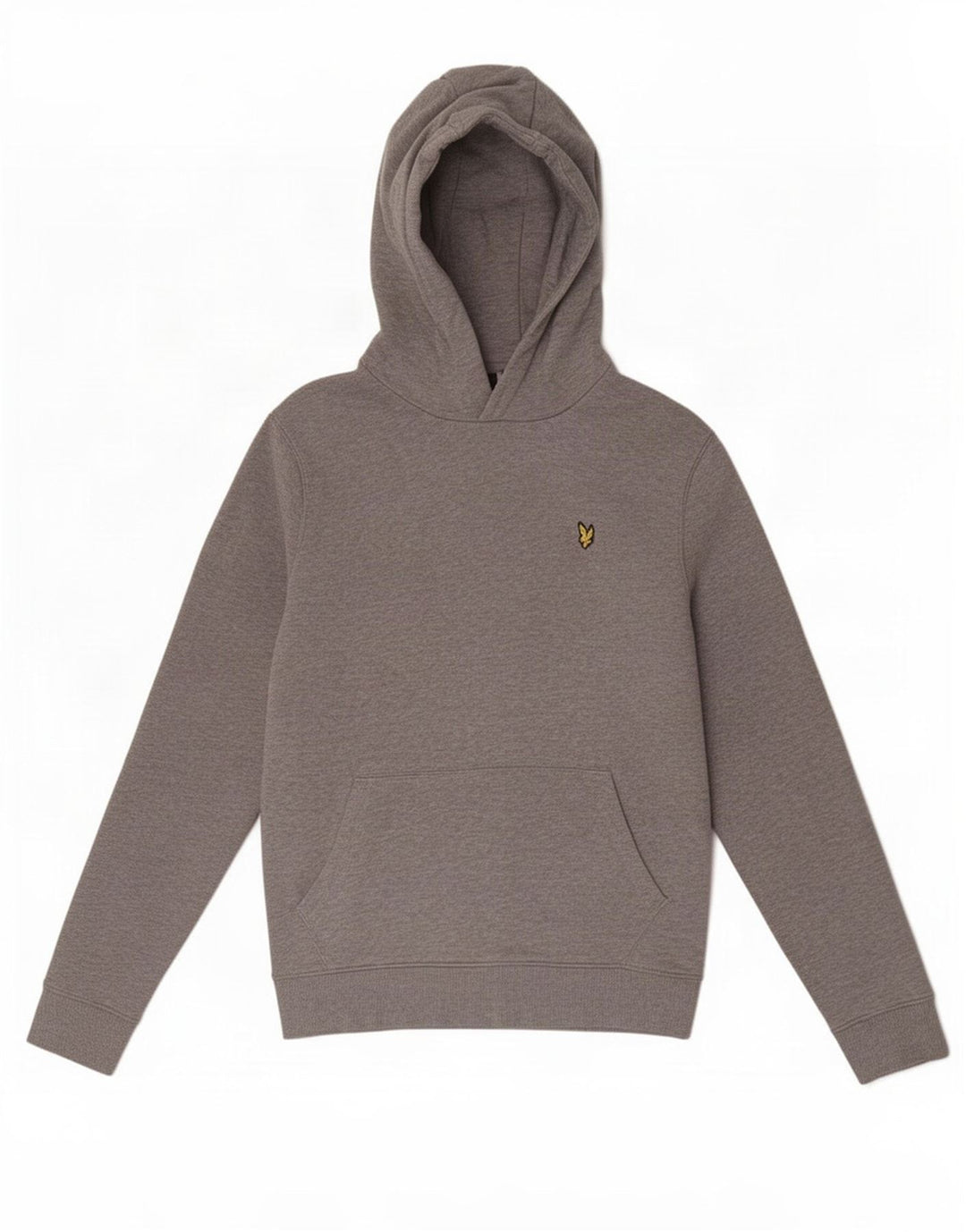 Felpa con cappuccio da uomo Lyle & Scott piccola in cotone grigio