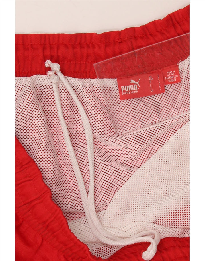 PUMA Mens Sport Shorts Large  Red