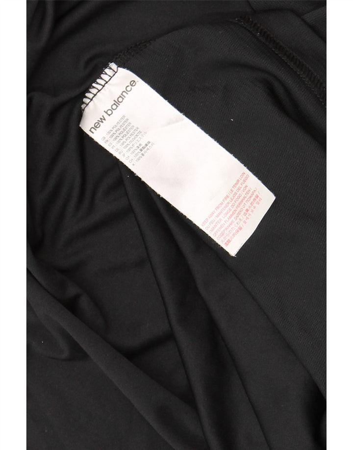 Maglietta grafica da uomo NEW BALANCE Top in poliestere nero medio