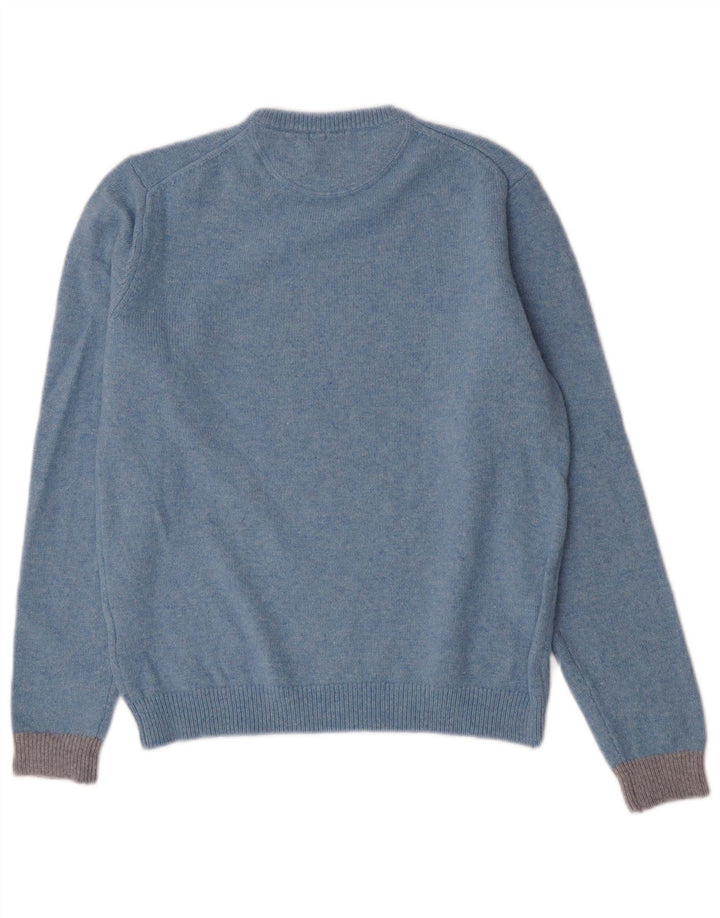 Maglione maglione girocollo da donna Sun68 grande lana blu