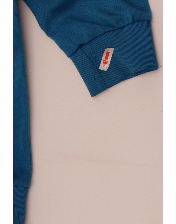 Giacca da tuta da ragazzo Adidas 13-14 anni in poliestere color block blu