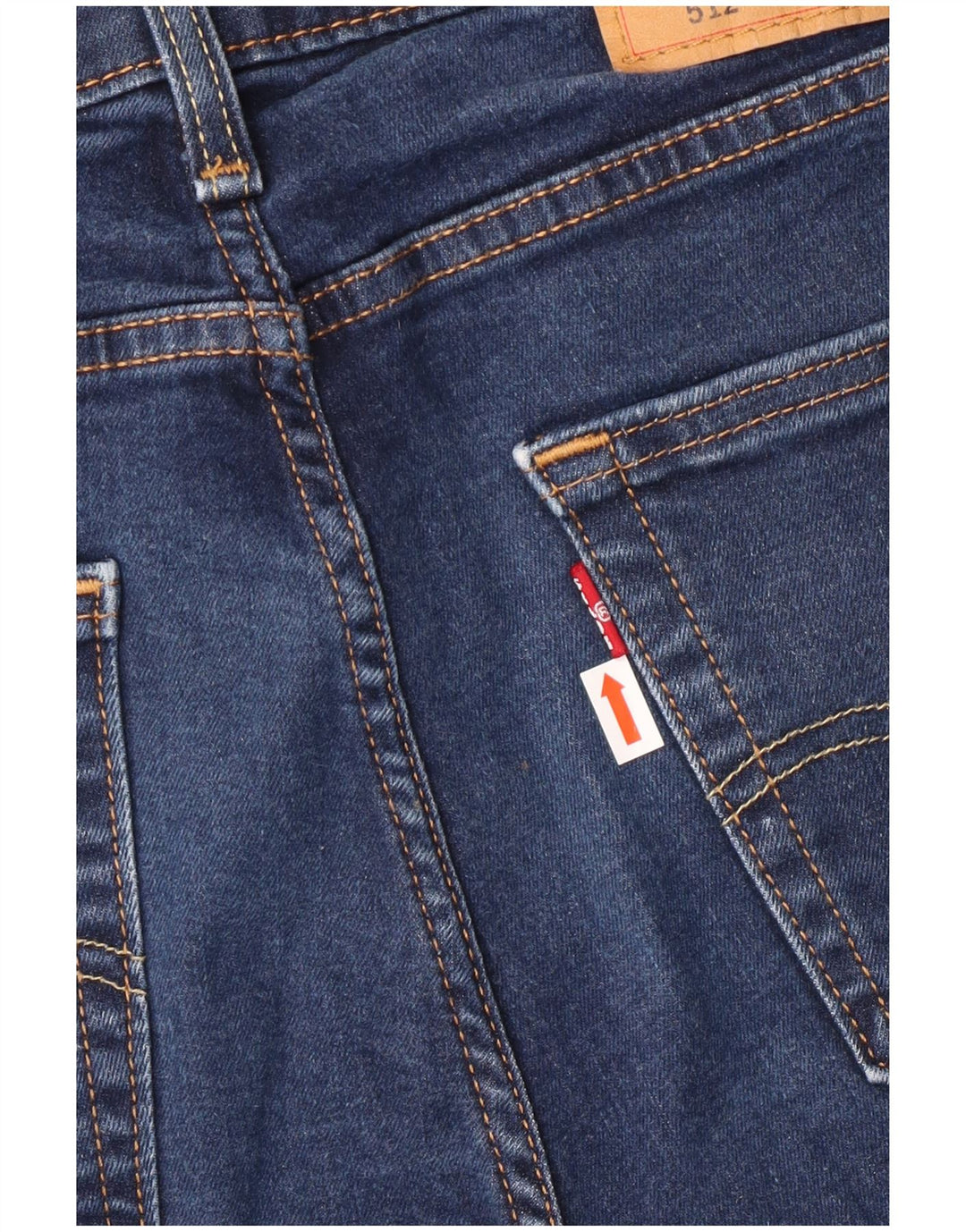 Jeans Levi's Uomo 512 Slim Tapered W32 L31 Cotone Blu