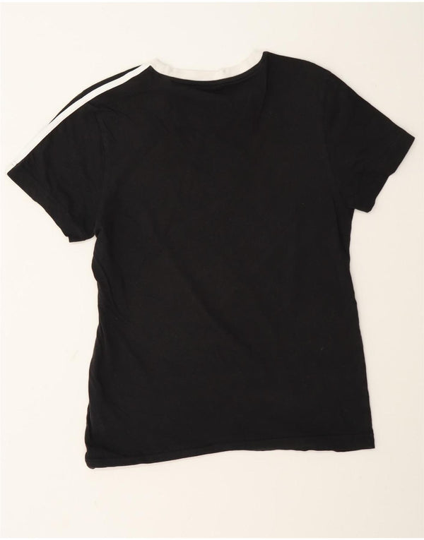 T-shirt oversize da donna Adidas UK 4/6 XS cotone nero