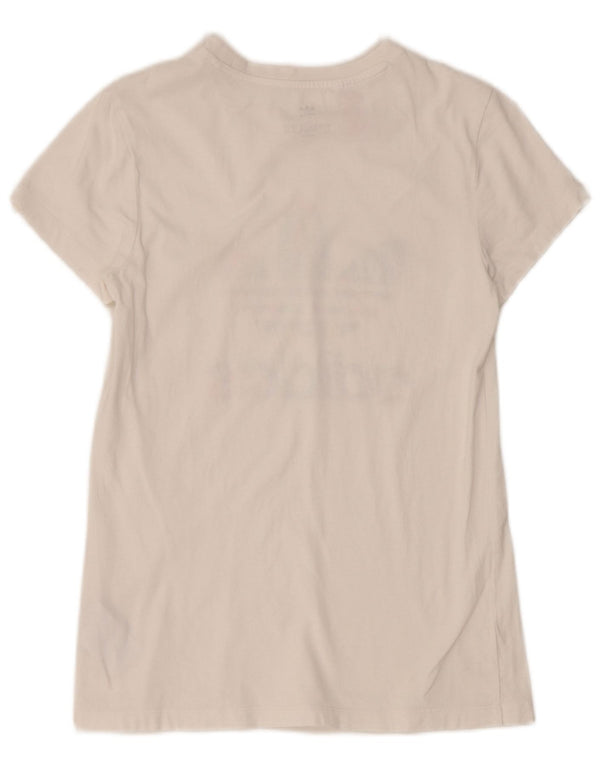 T-shirt grafica Adidas per bambina 13-14 anni grande in cotone bianco