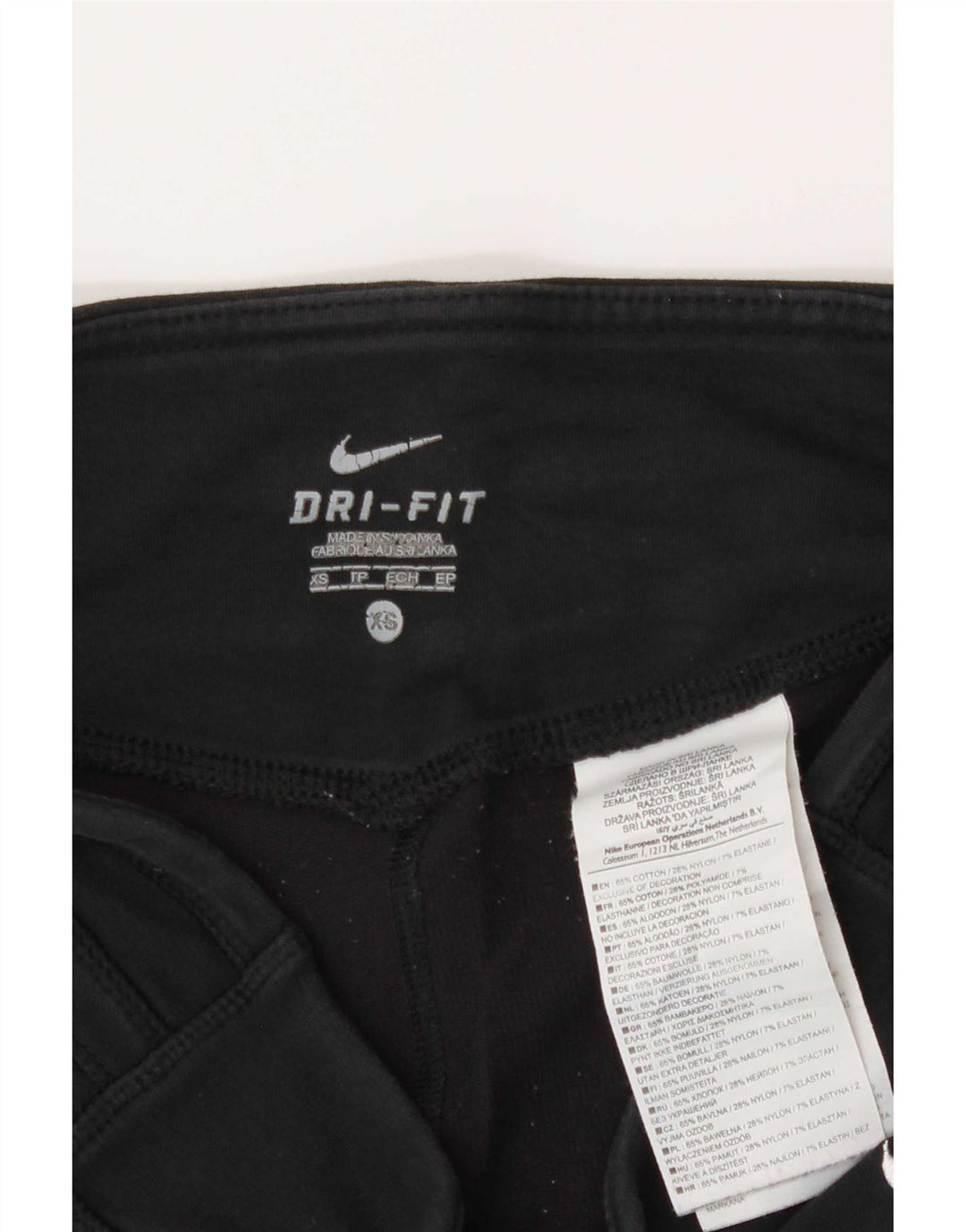 Leggings da donna Nike UK 6 XS cotone nero