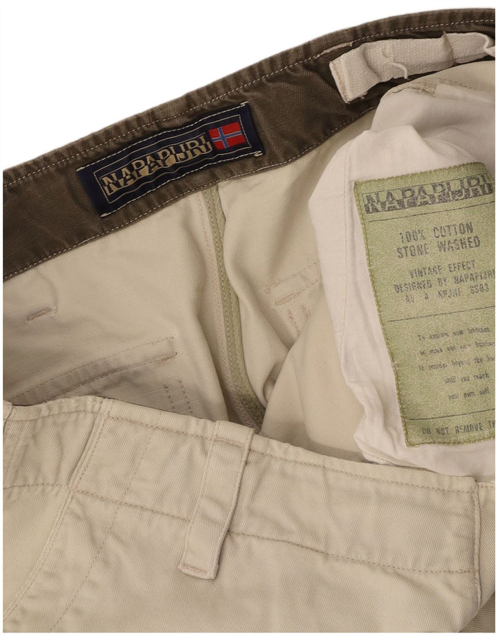 Pantaloncini cargo da uomo NAPAPIJRI W34 cotone floreale bianco grande