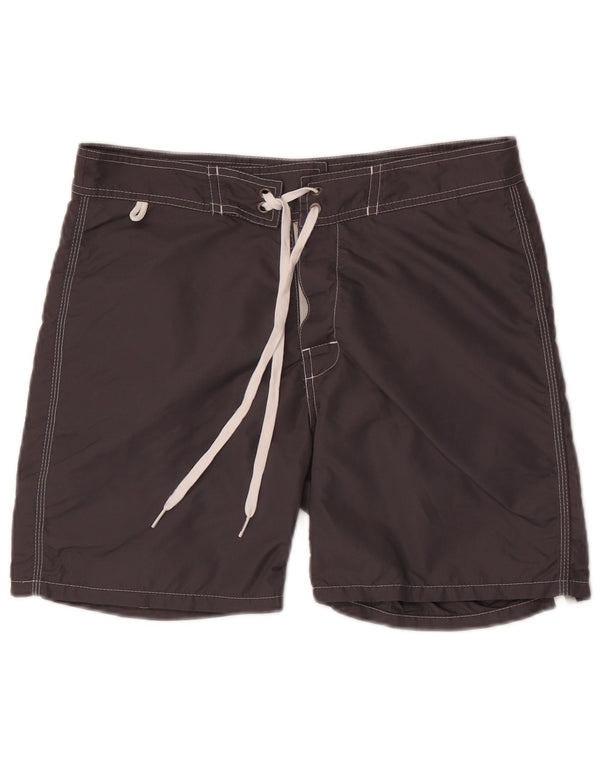Pantaloncini da bagno da uomo Sundek in nylon grigio medio