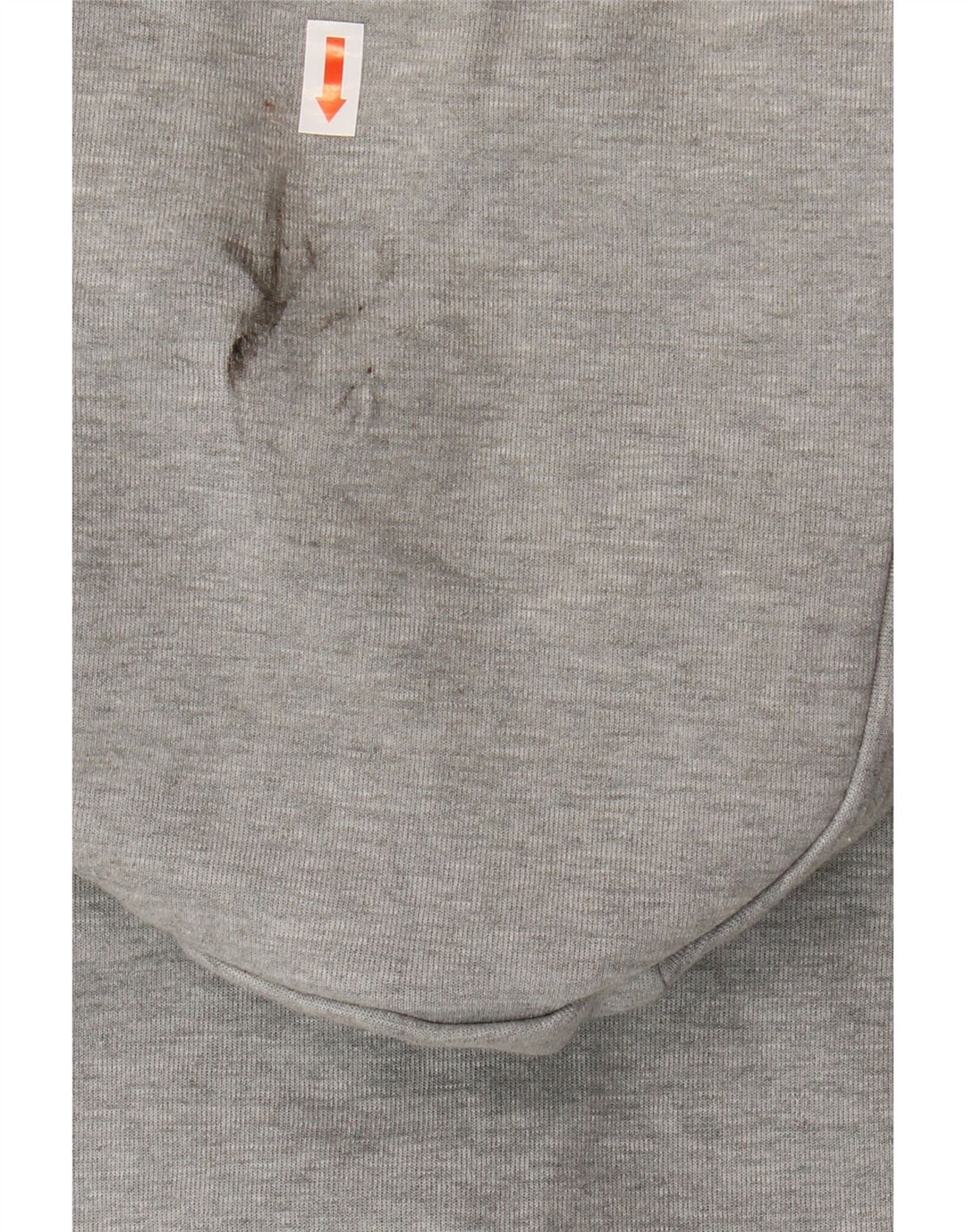 Maglione con cappuccio e zip da uomo NIKE grande in cotone grigio