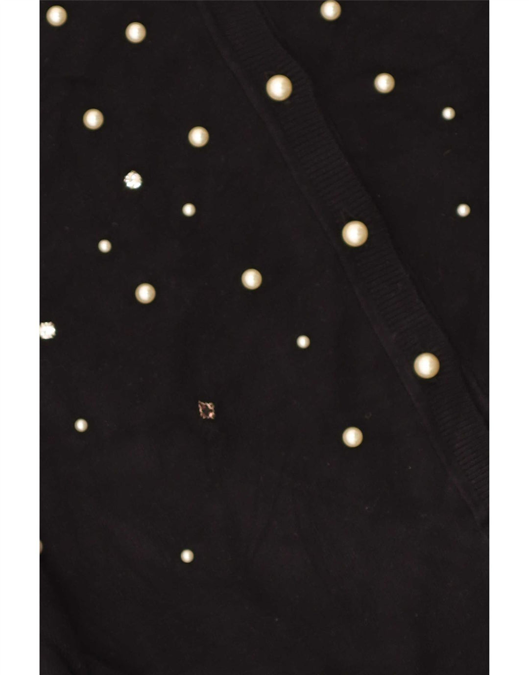 Maglione cardigan da donna Zara UK 14 grande viscosa nera
