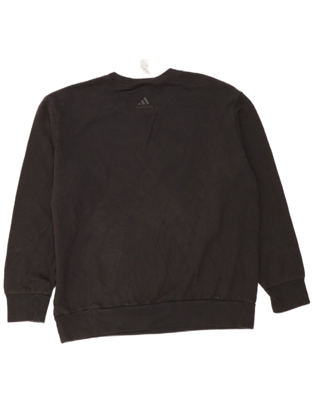 Felpa grafica da uomo Adidas Jumper XL in cotone nero