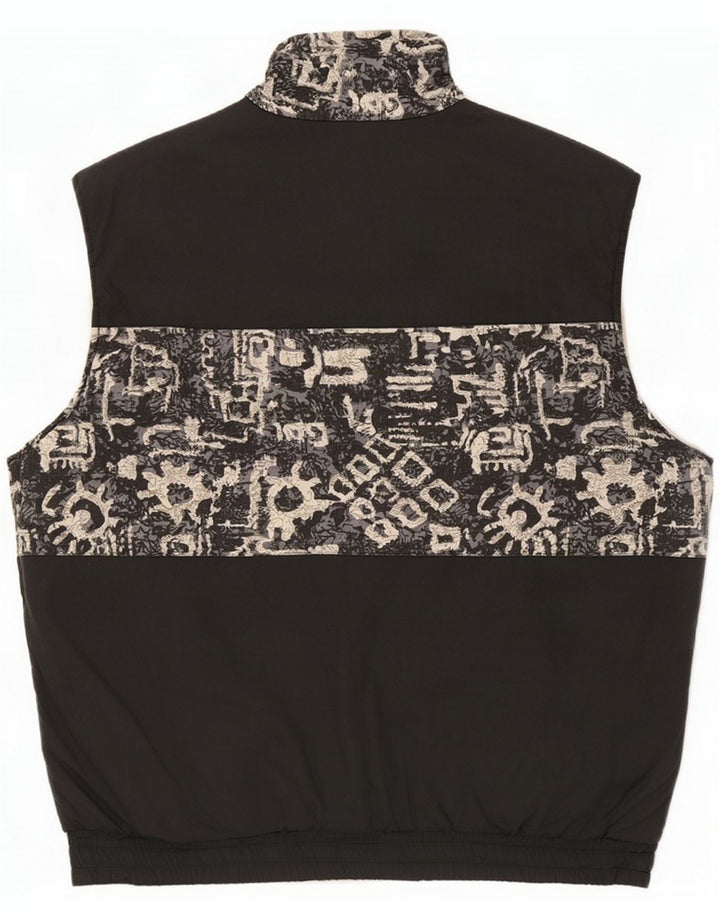 Shamp Gilet reversibile da uomo vestibilità ampia UK 38 Medio Nero Poliestere
