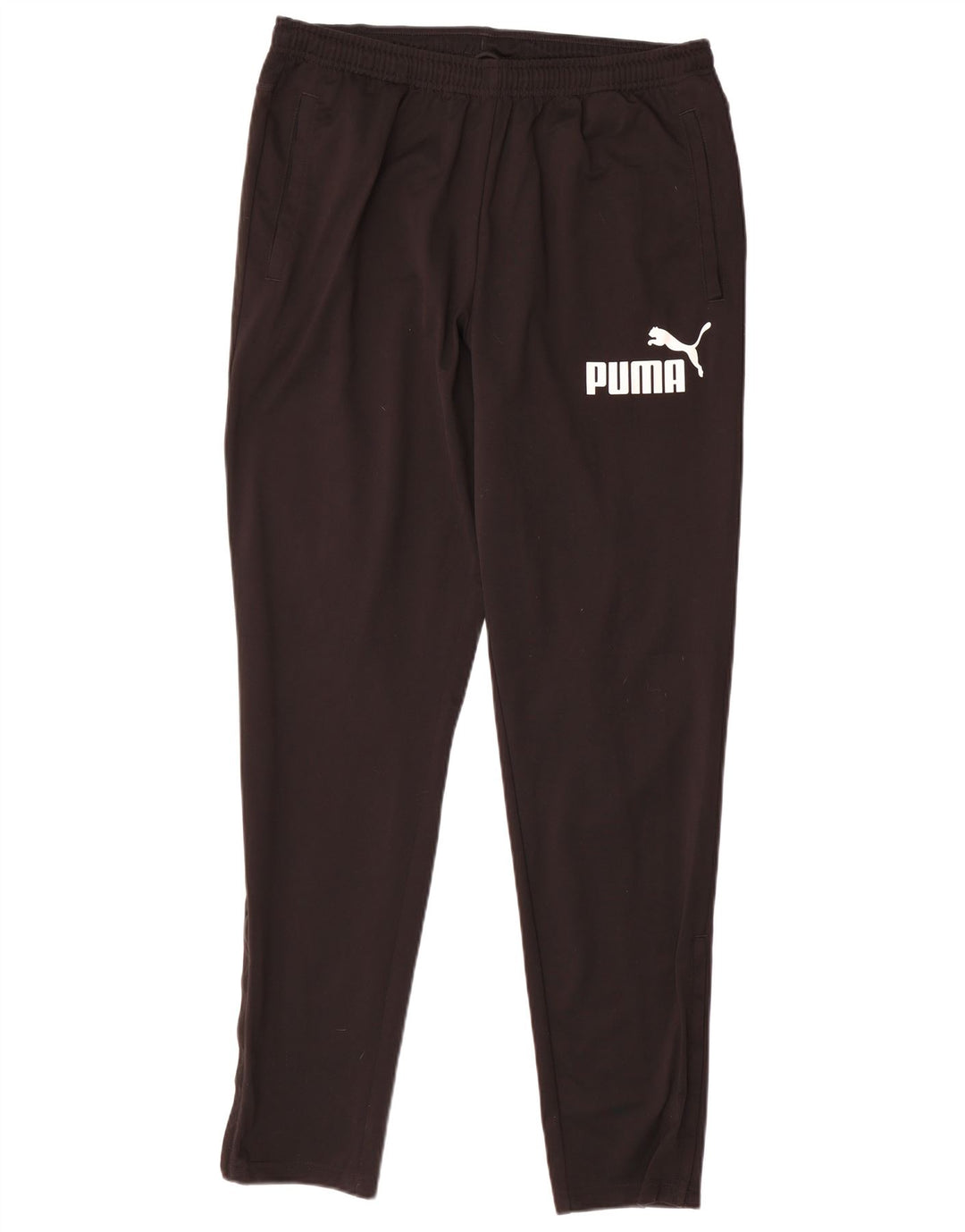 Pantaloni da tuta grafica da uomo Puma Large neri in poliestere