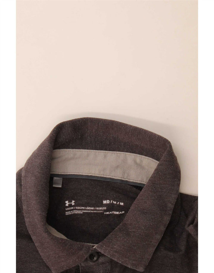 Polo Under Armour da uomo Heat Gear grigio medio