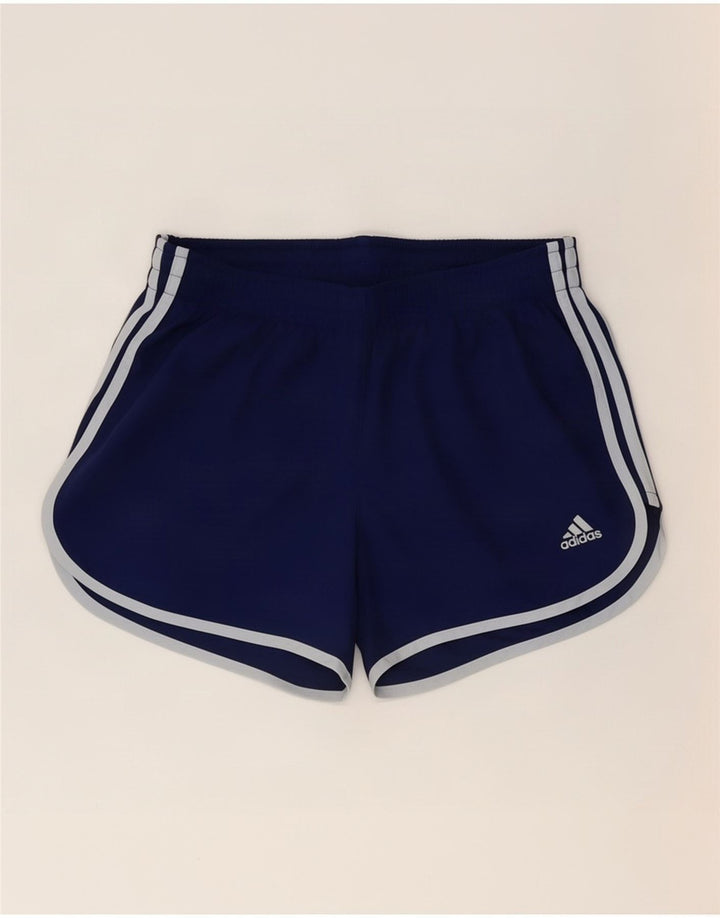 Adidas Pantaloncini sportivi da uomo piccoli blu navy poliestere