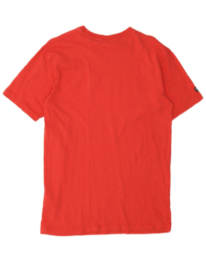 T-shirt grafica da uomo Superdry Top piccola in cotone rosso