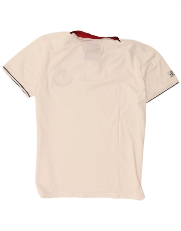 Polo grafica da uomo North Sails 2XL in cotone bianco
