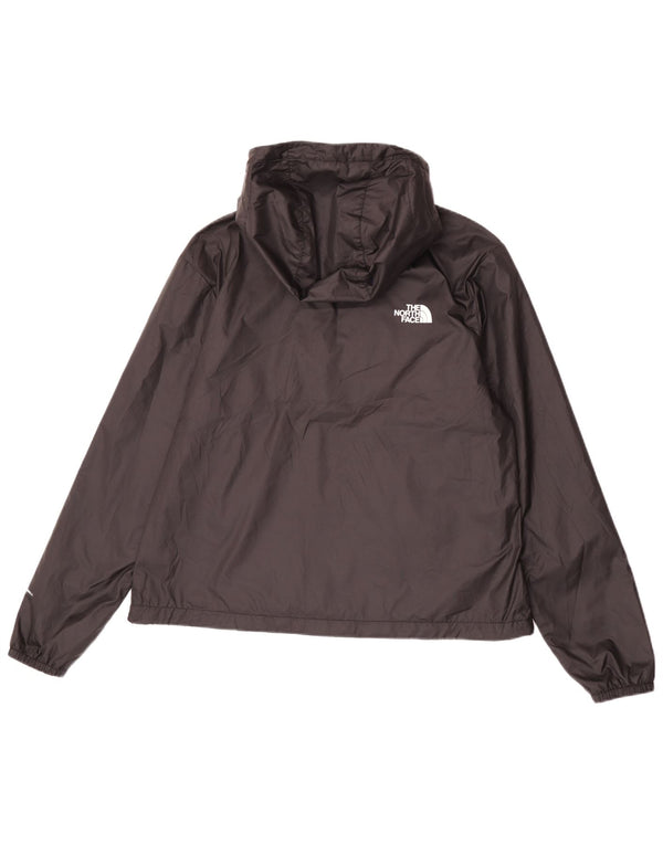 Giacca antipioggia da donna con cappuccio The North Face UK 16 grande nera