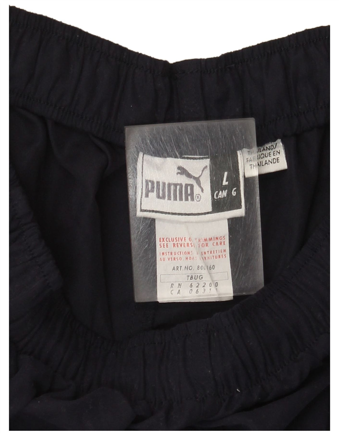 Pantaloni da tuta da uomo Puma Large in poliestere blu navy