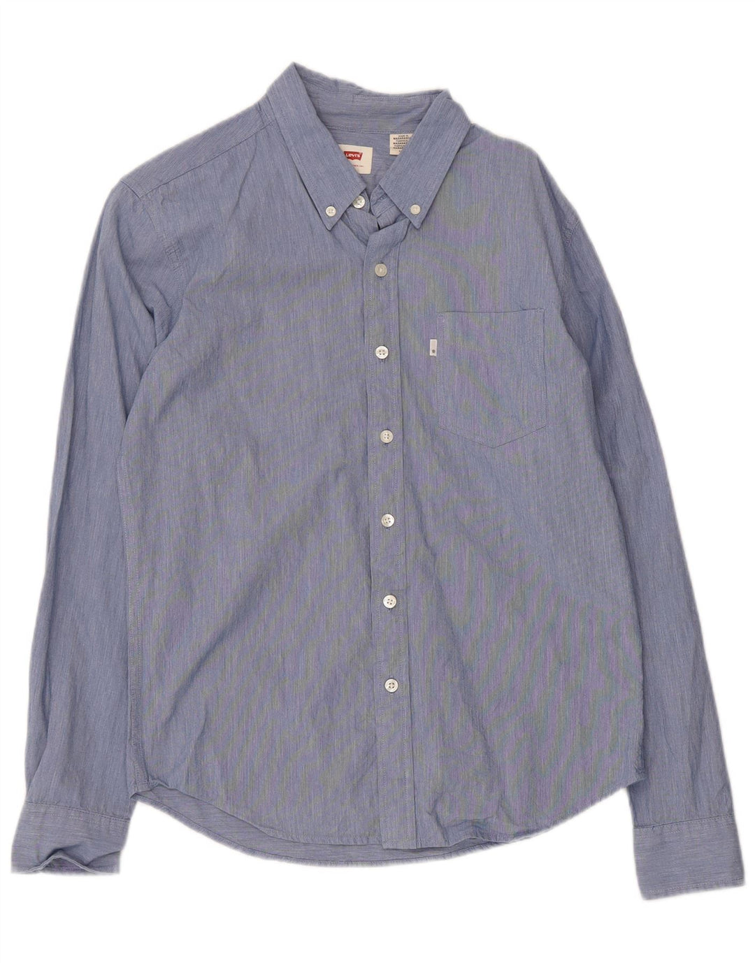 Camicia Levi's da uomo piccola in cotone screziato blu