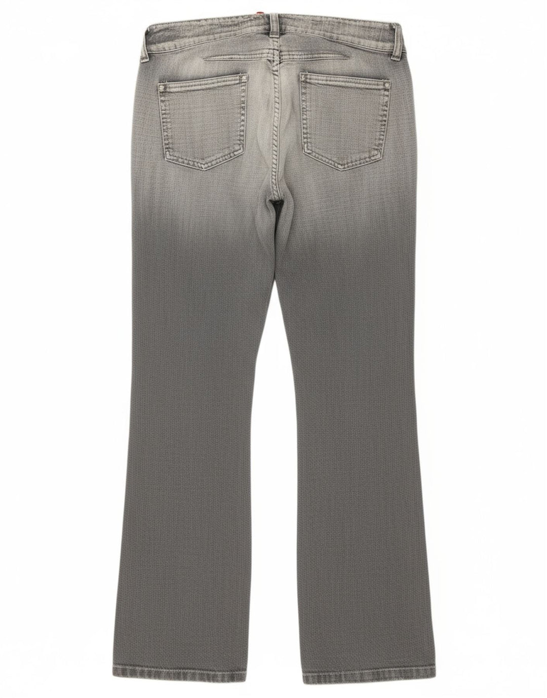 FISHBONE Womens Bootcut Jeans  W28 L34 Grey Cotton