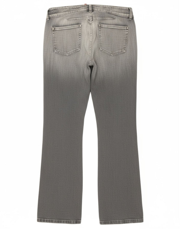 FISHBONE Womens Bootcut Jeans  W28 L34 Grey Cotton