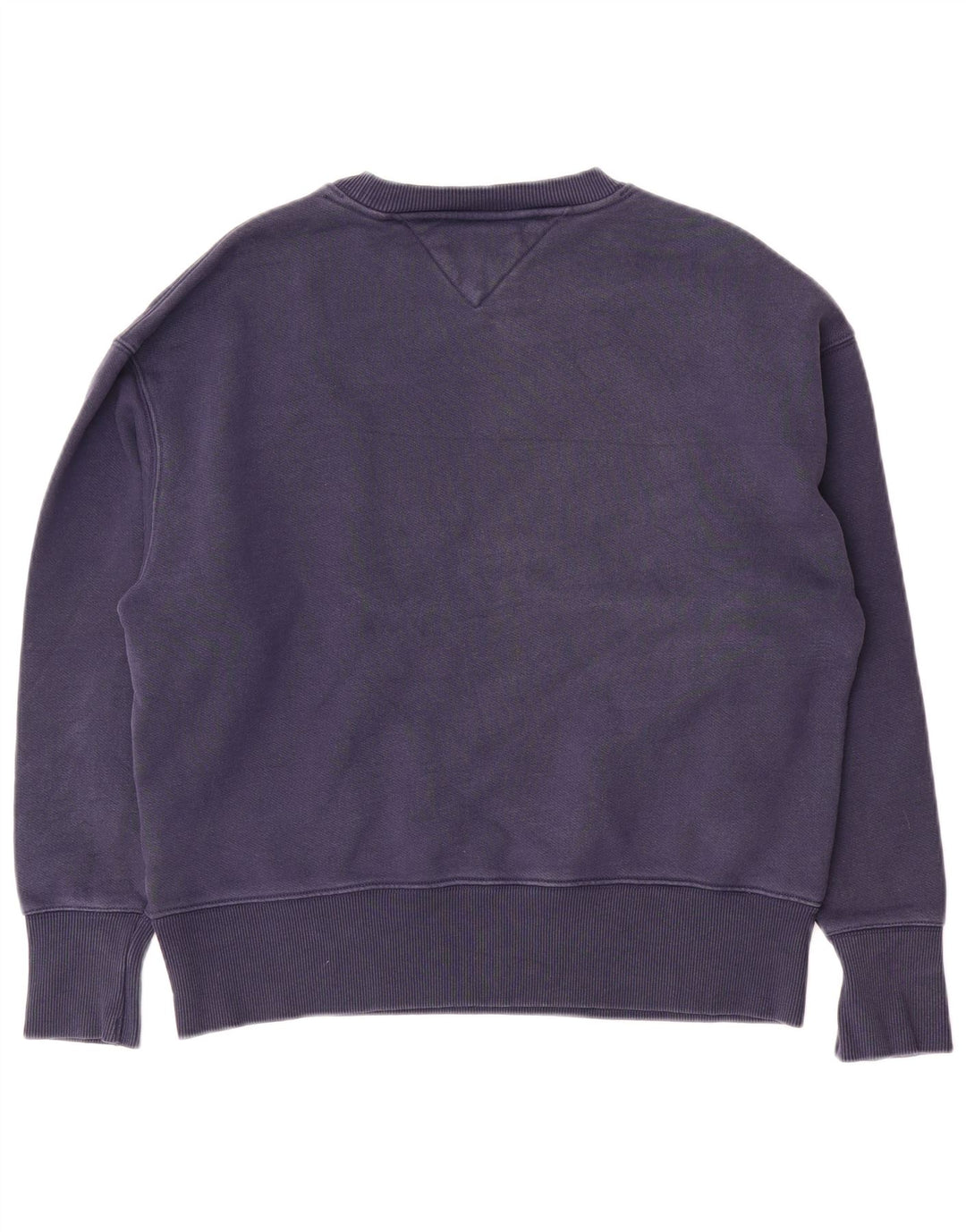 Tommy Hilfiger Uomo Felpa Maglione Medio Blu Navy Cotone