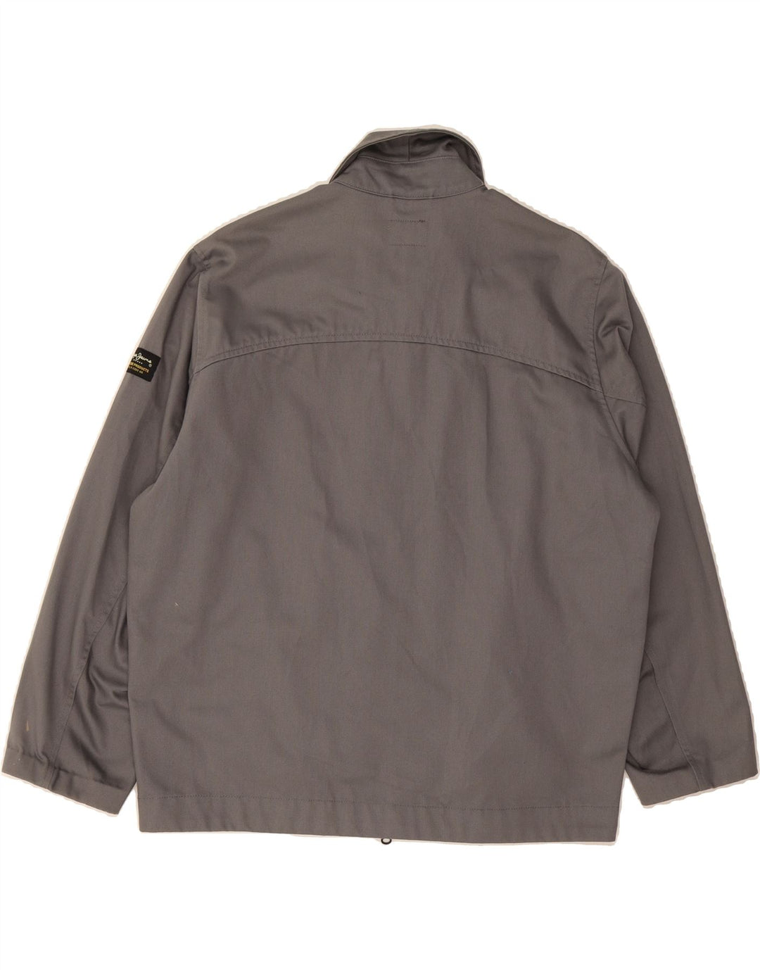 PEPE JEANS Mens Bomber Jacket UK 38 Medium Grey Cotton Vintage PEPE Jeans and Second-Hand PEPE Jeans from Messina Hembry 