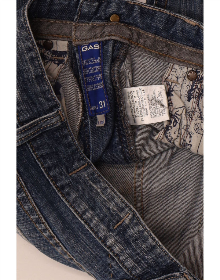 Jeans dritti da uomo Gas W31 L28 cotone blu navy