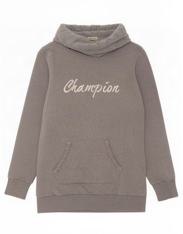 Felpa con grafica da donna Champion UK 12 Cotone grigio medio
