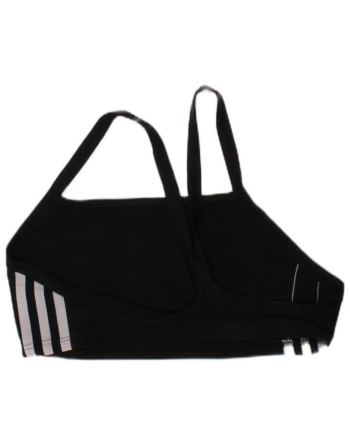 Reggiseno sportivo Adidas da donna Top medio nero in poliammide sportivo