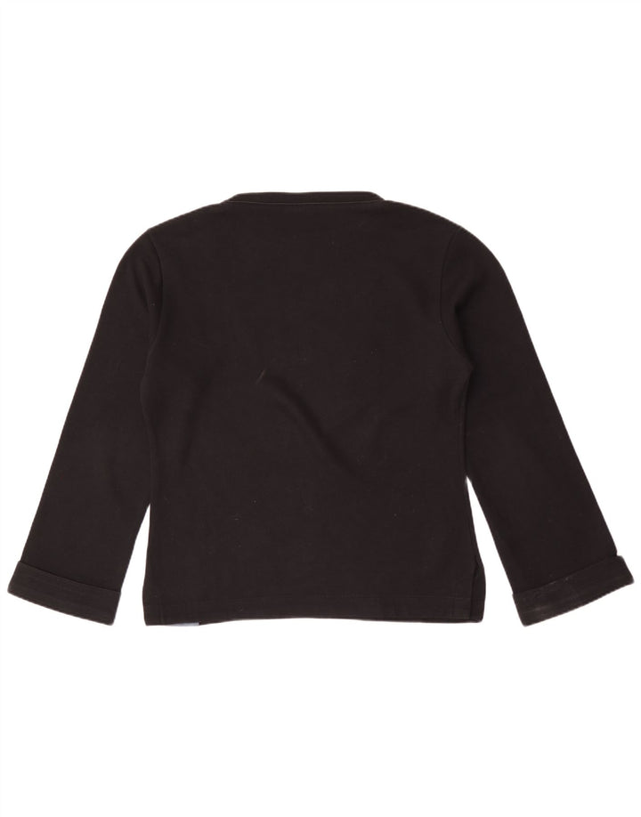 Top da donna Belfe a maniche lunghe UK 12 medio nero poliestere