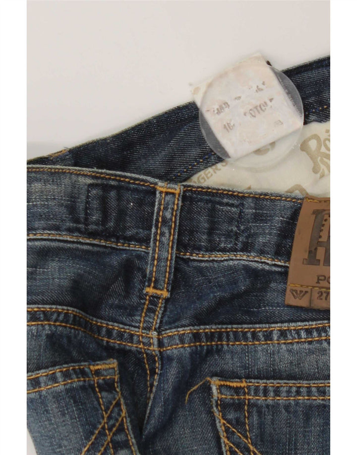 Jeans slim da donna Roy Rogers W27 L32 cotone blu