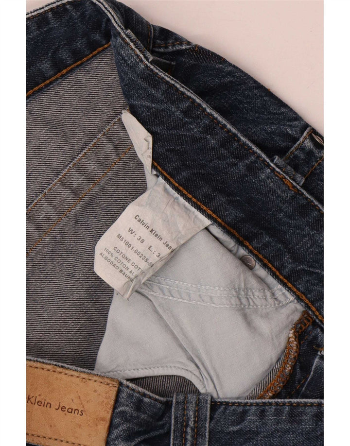 Jeans larghi da uomo Calvin Klein W38 L30 cotone blu