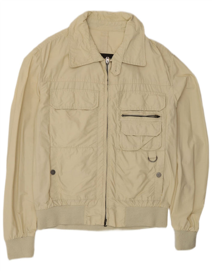 Giubbotto bomber da uomo BELFE UK 40 grande cotone beige