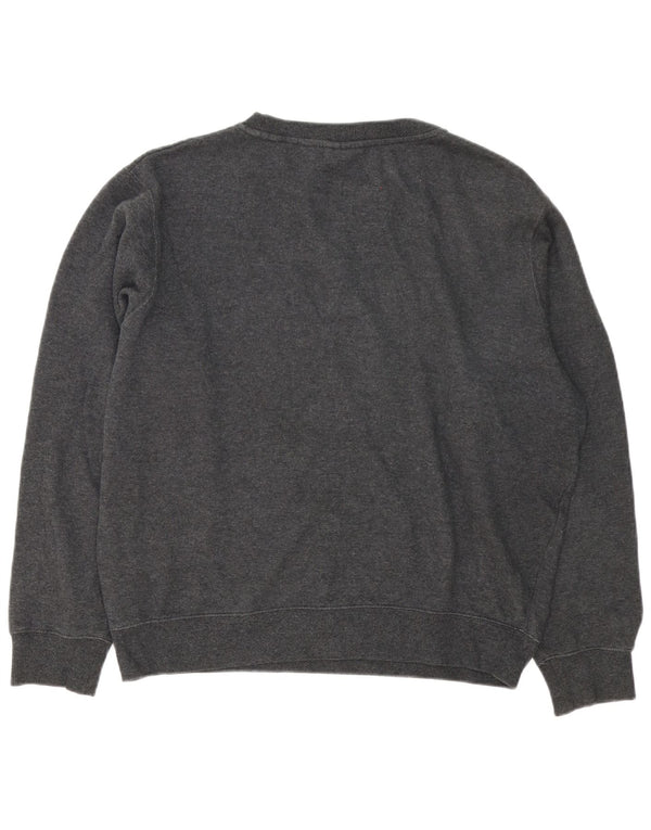 Felpa grafica da uomo Fila Maglione grande cotone grigio