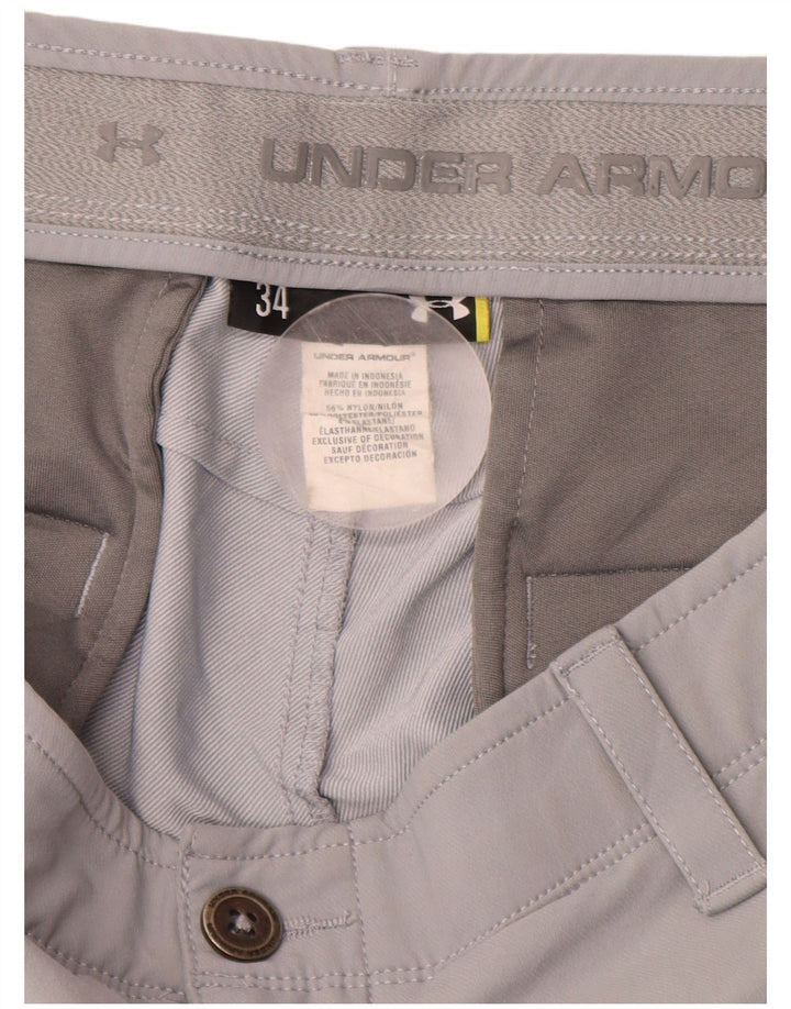Pantaloncini chino da uomo UMBRO W34 nylon grigio grande