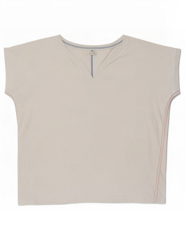 T-shirt da donna White Stuff Top UK 20 2XL cotone
