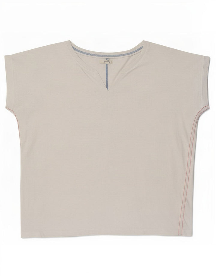 T-shirt da donna White Stuff Top UK 20 2XL cotone