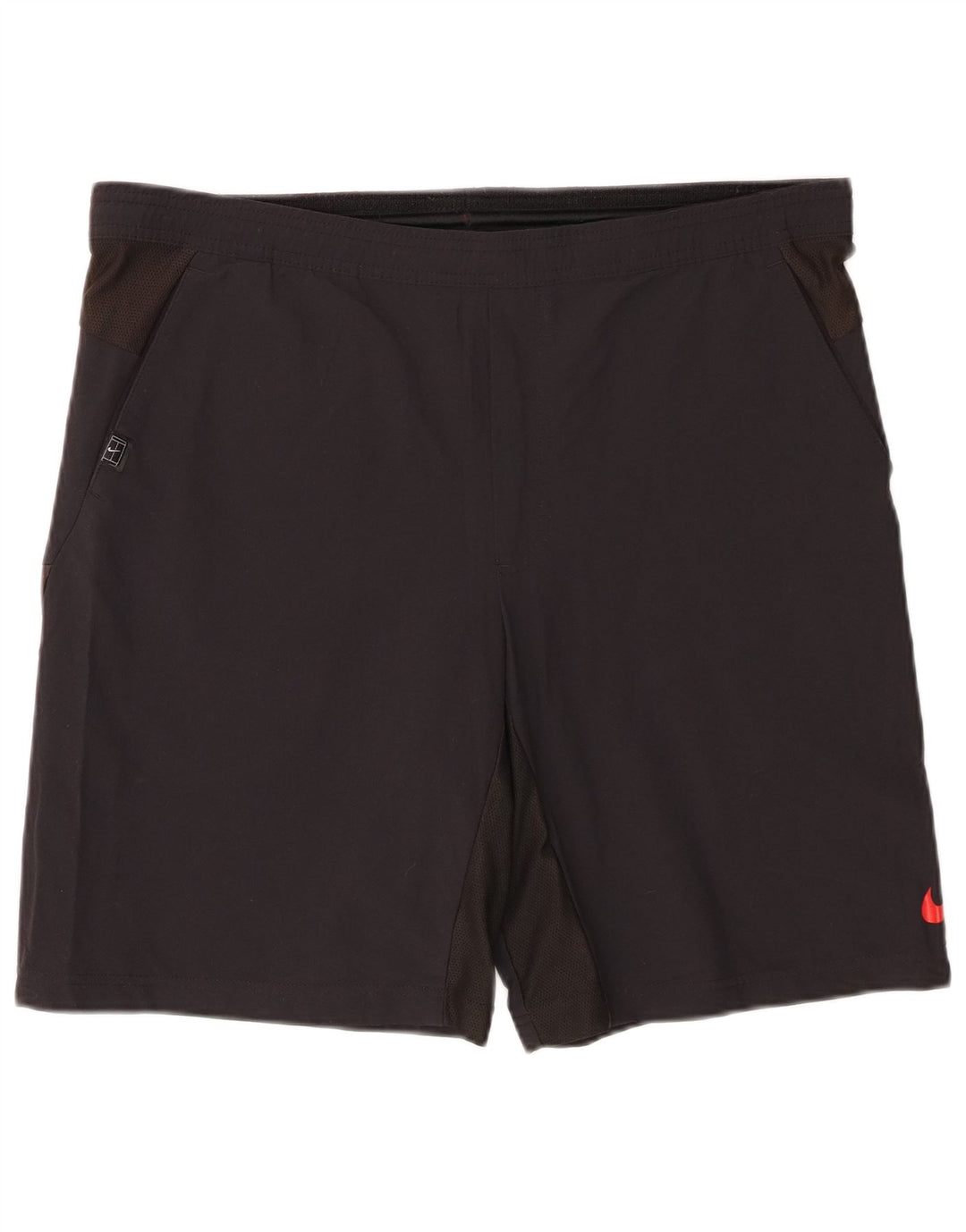 Pantaloncini sportivi Nike da uomo, nylon color block medio nero