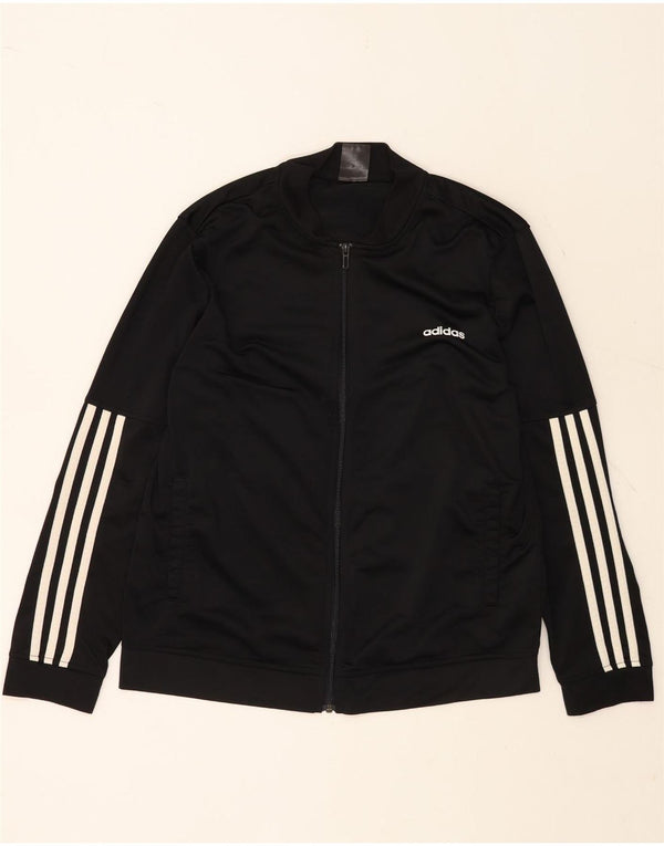 Giacca da tuta da donna ADIDAS UK 20/22 XL Poliestere nero