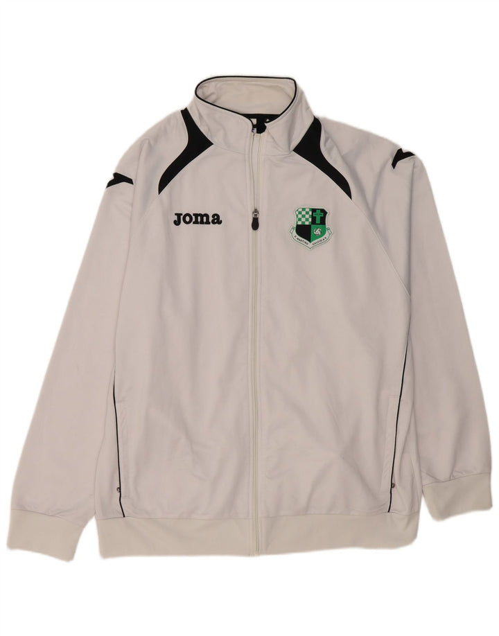 Giacca da tuta da uomo JOMA 2XL Poliestere color block bianco