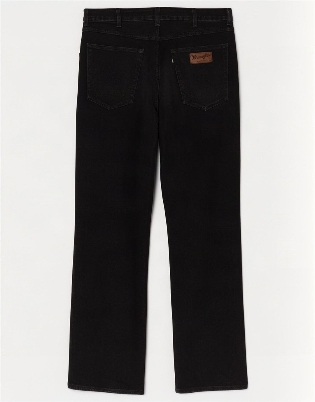 Jeans dritti da uomo Wrangler Utah W36 L34 cotone nero