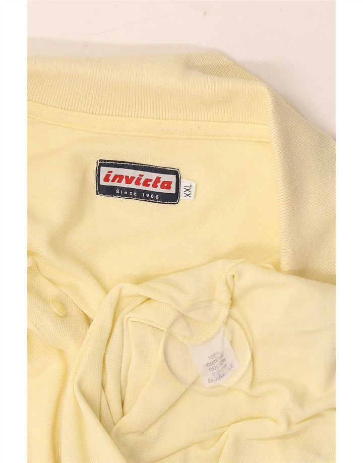 Polo Invicta Uomo 2XL Cotone Giallo